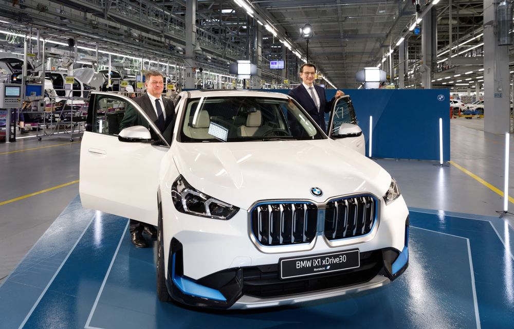BMW iX1, complet electric, a intrat în producție - Poza 7