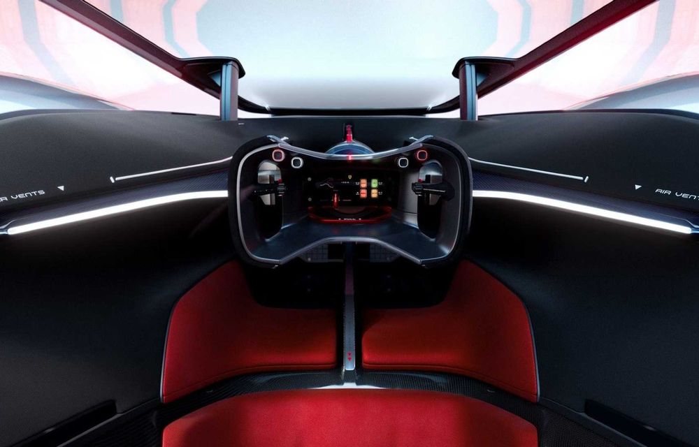 Noul Ferrari Vision Gran Turismo, un concept de 1030 de CP creat pentru Gran Turismo 7 - Poza 16