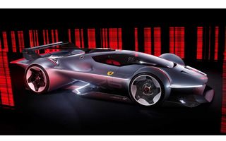 Noul Ferrari Vision Gran Turismo, un concept de 1030 de CP creat pentru Gran Turismo 7