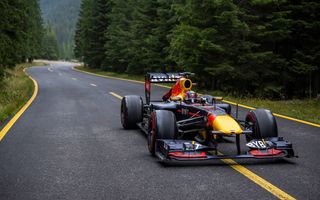ULTIMA ORĂ: Red Bull a dus monopostul de Formula 1 pe Transalpina