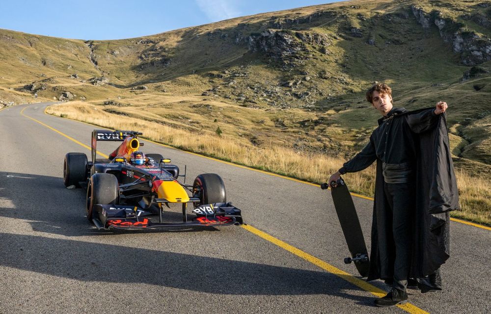 ULTIMA ORĂ: Red Bull a dus monopostul de Formula 1 pe Transalpina - Poza 11