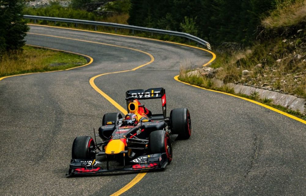 ULTIMA ORĂ: Red Bull a dus monopostul de Formula 1 pe Transalpina - Poza 17