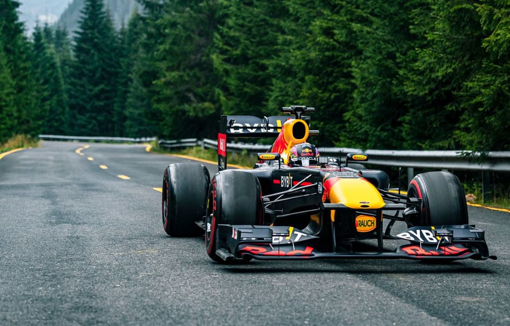 ULTIMA ORĂ: Red Bull a dus monopostul de Formula 1 pe Transalpina - Poza 15