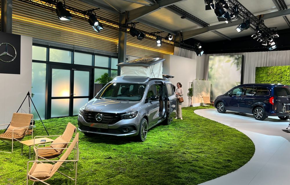 Am văzut pe viu noul concept electric Mercedes-Benz EQT Marco Polo - Poza 2