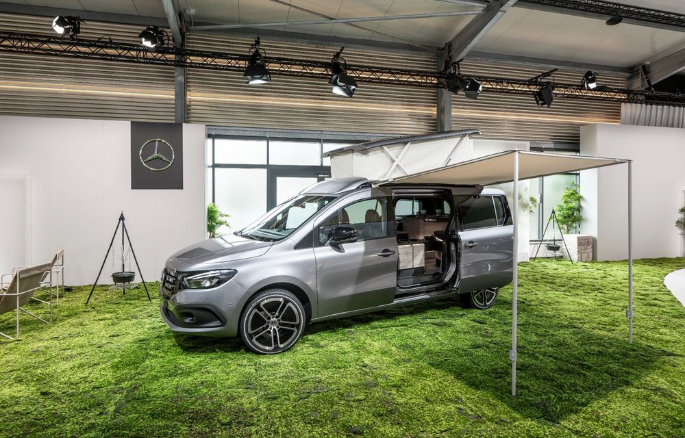 Am văzut pe viu noul concept electric Mercedes-Benz EQT Marco Polo - Poza 5