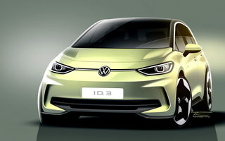 Volkswagen ID.3 facelift: primele imagini anunță un interior cu materiale mai bune