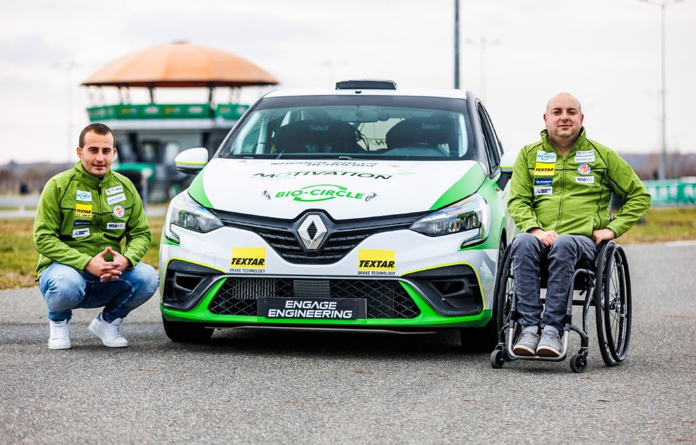 Primul pilot tetraplegic din România va alerga în Campionatul Național de Raliuri cu un Renault Clio special adaptat - Poza 1
