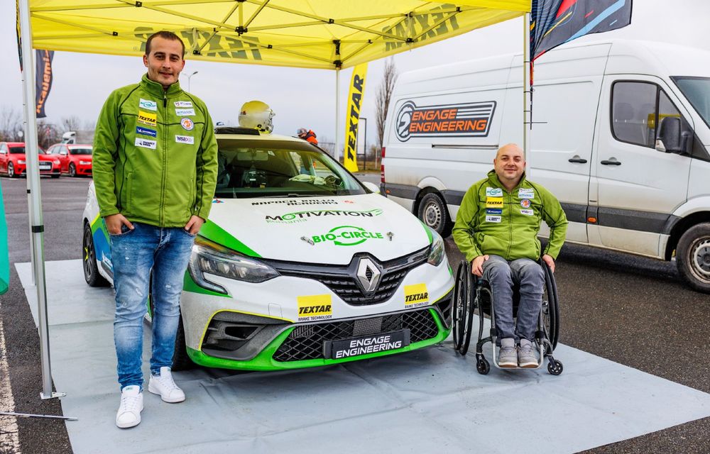 Primul pilot tetraplegic din România va alerga în Campionatul Național de Raliuri cu un Renault Clio special adaptat - Poza 7