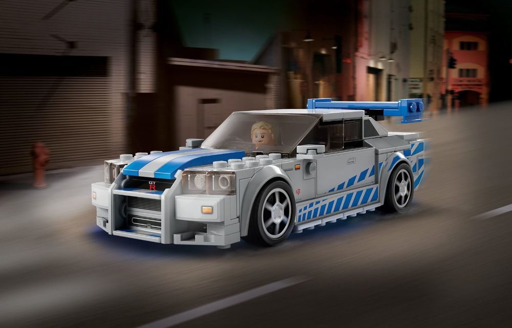 Celebrul Nissan Skyline GT-R din filmul 2 Fast 2 Furious, acum și în versiune Lego - Poza 1