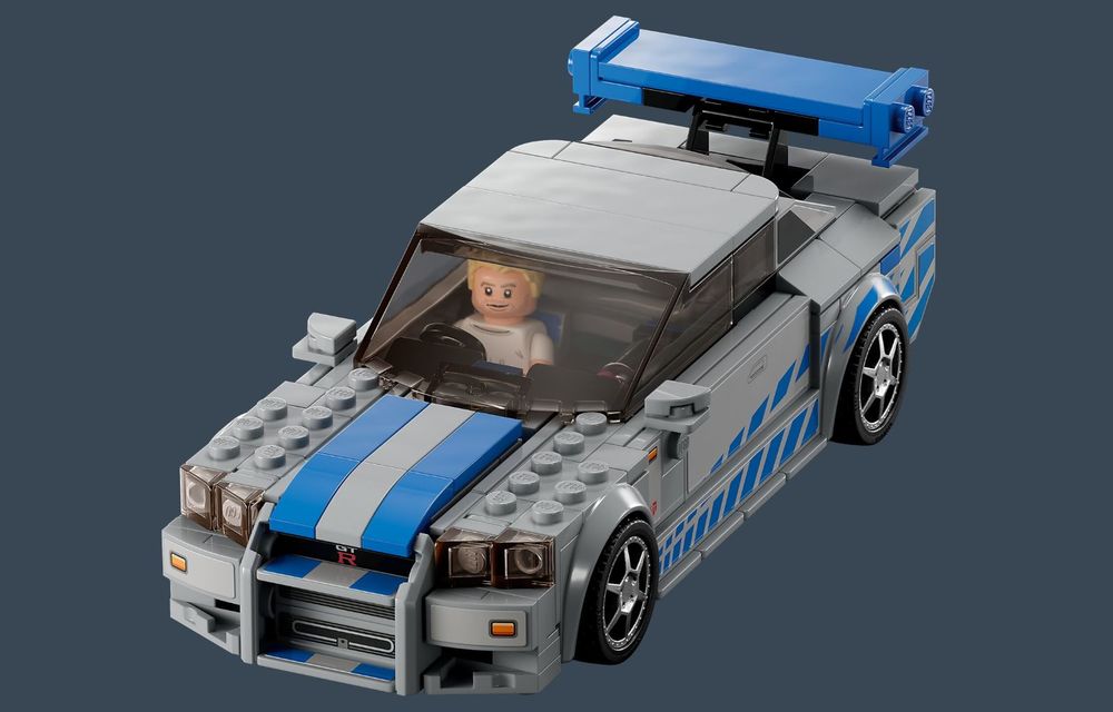 Celebrul Nissan Skyline GT-R din filmul 2 Fast 2 Furious, acum și în versiune Lego - Poza 2