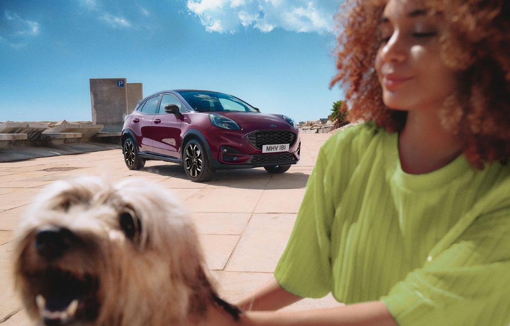 Noul Ford Puma Vivid Ruby Edition aduce o culoare specială și accente negre - Poza 2