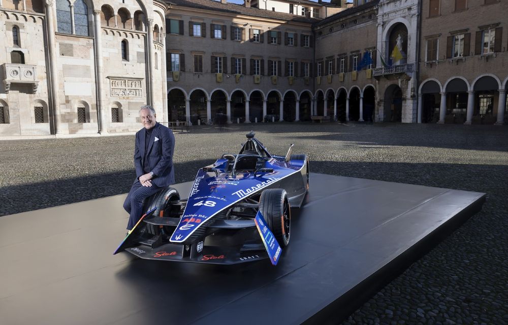 Maserati prezintă primul său monopost electric de Formula E - Poza 5