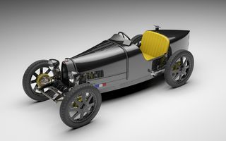 Noul Bugatti Baby II Carbon Edition este o ediție specială inspirată de W16 Mistral. Preț de 80.000 de euro