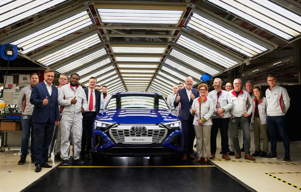 Audi a început producția noului Q8 e-tron în Belgia - Poza 1
