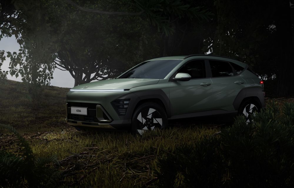 Noua generație Hyundai Kona este aici: design complet nou și 4 versiuni diferite, inclusiv una electrică - Poza 3