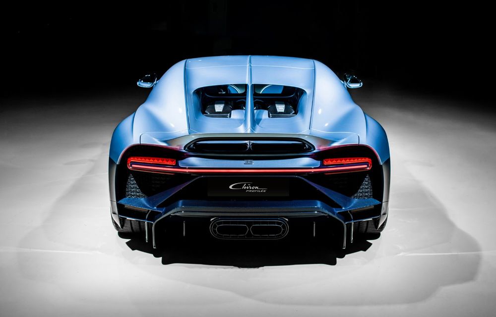 Bugatti prezintă noul Chiron Profilée. Unicul exemplar va fi vândut la licitație - Poza 6