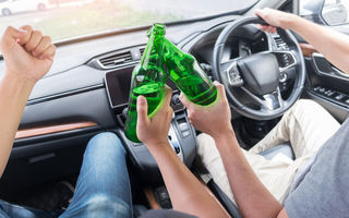 STUDIU: 10% din șoferi recunosc că au condus după ce au consumat băuturi alcoolice