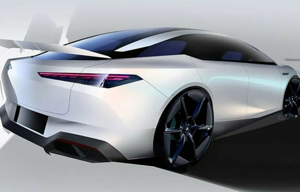 Schițe oficiale cu viitorul sedan electric chinezesc GAC Aion Hyper GT - Poza 5