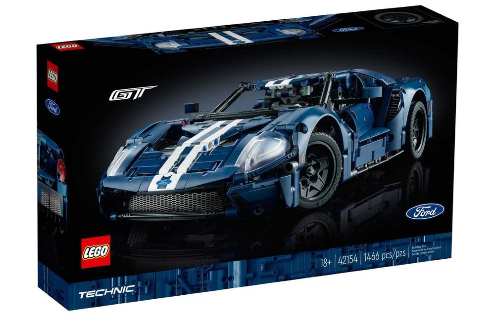 Versiune Lego pentru Ford GT: pachetul conține 1466 de piese - Poza 2
