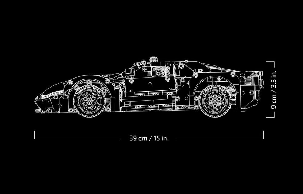 Versiune Lego pentru Ford GT: pachetul conține 1466 de piese - Poza 11