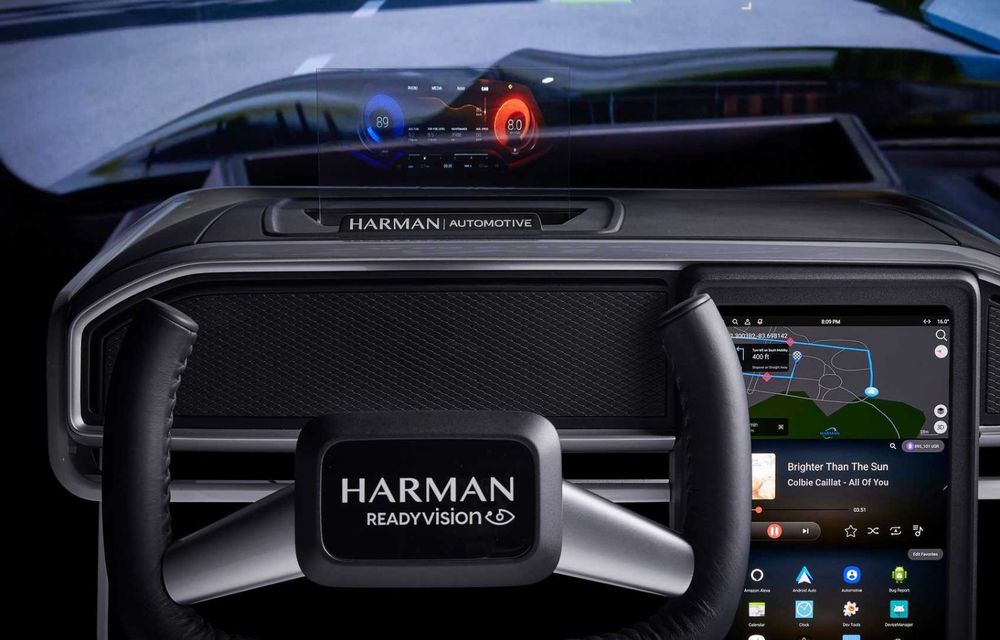 CES 2023: Harman, subsidiara celor de la Samsung, a lansat un Head-Up Display cu realitate augmentată - Poza 1