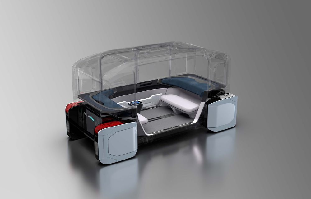 Italdesign prezintă un concept al unui vehicul autonom care se transformă și într-o cameră - Poza 13