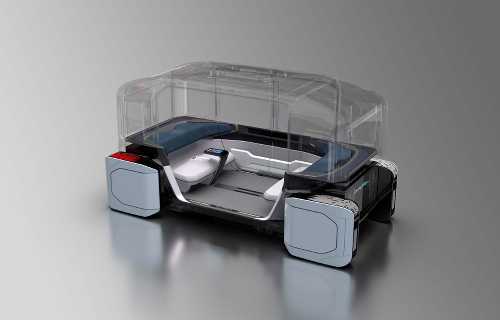 Italdesign prezintă un concept al unui vehicul autonom care se transformă și într-o cameră - Poza 14