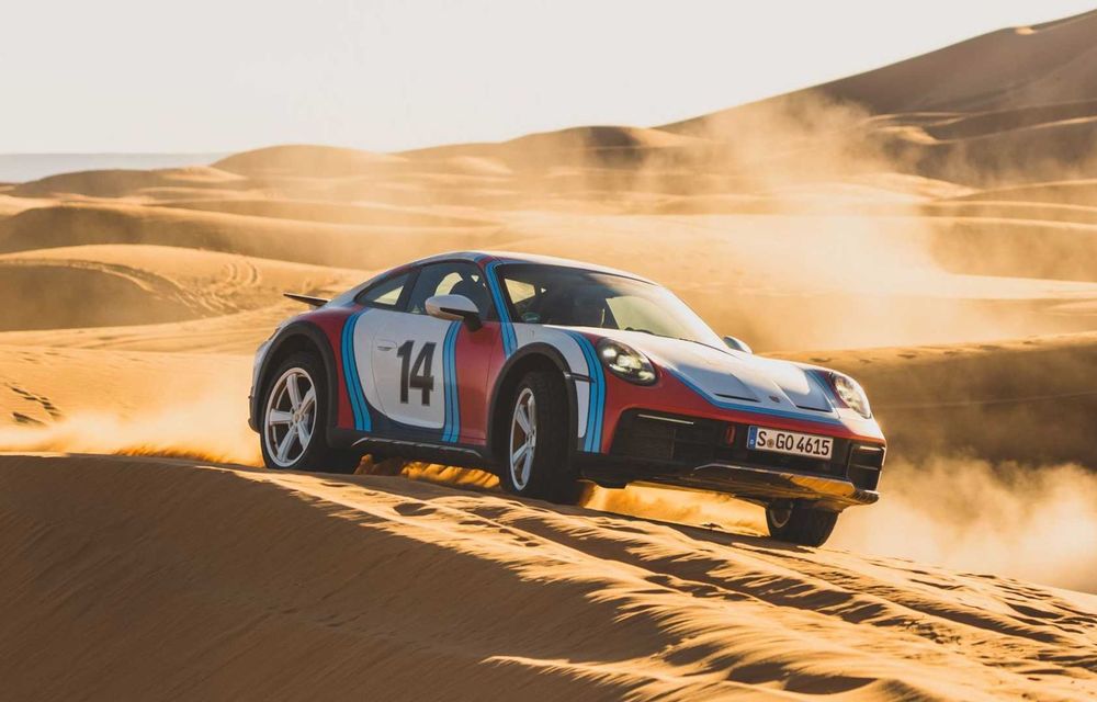 Porsche anunță o serie de teme retro pentru 911 Dakar, inclusiv legendara grafică &quot;Martini&quot; - Poza 7