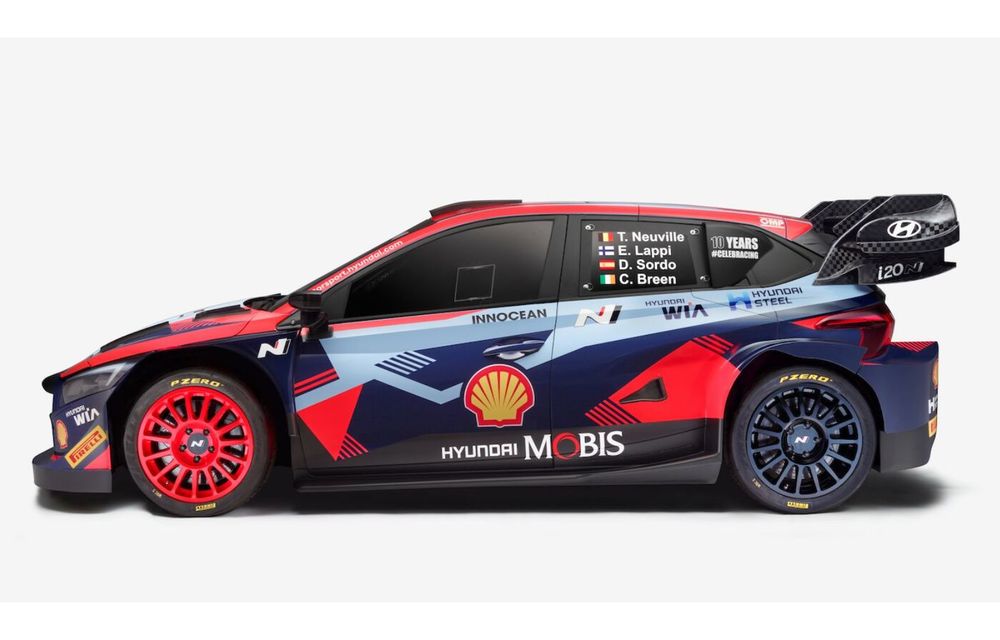 Hyundai dezvăluie noul i20 N Rally1 pentru sezonul 2023 din WRC - Poza 3