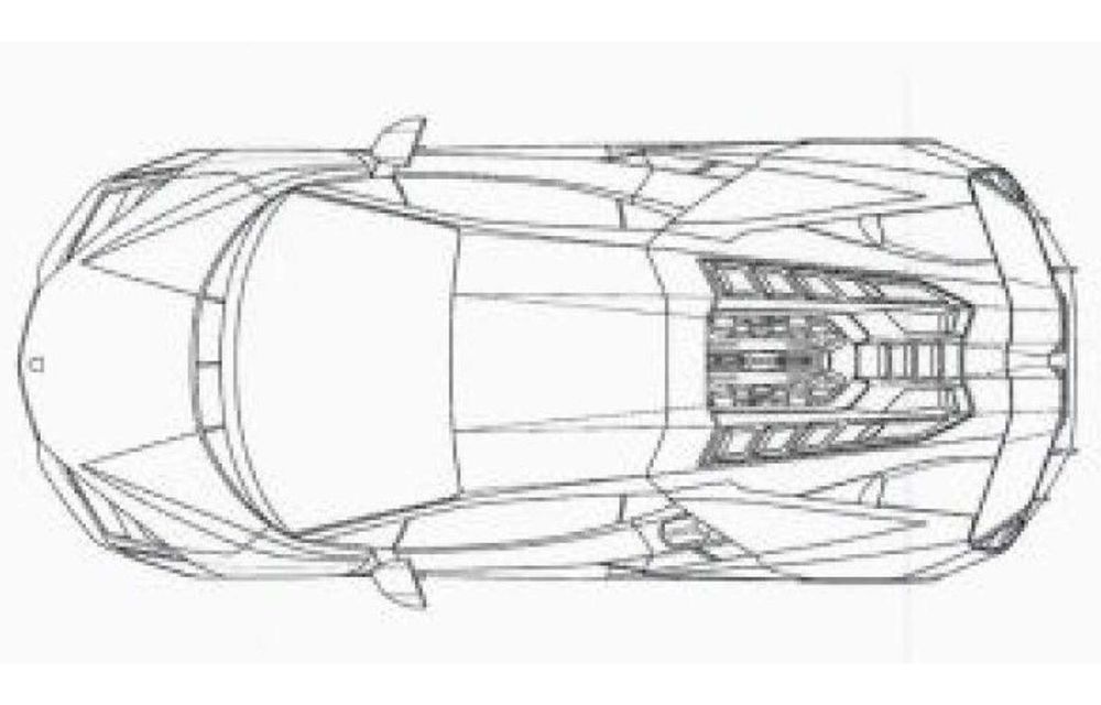Primele schițe cu înlocuitorul lui Lamborghini Aventador: va avea motor V12 plug-in hybrid - Poza 3