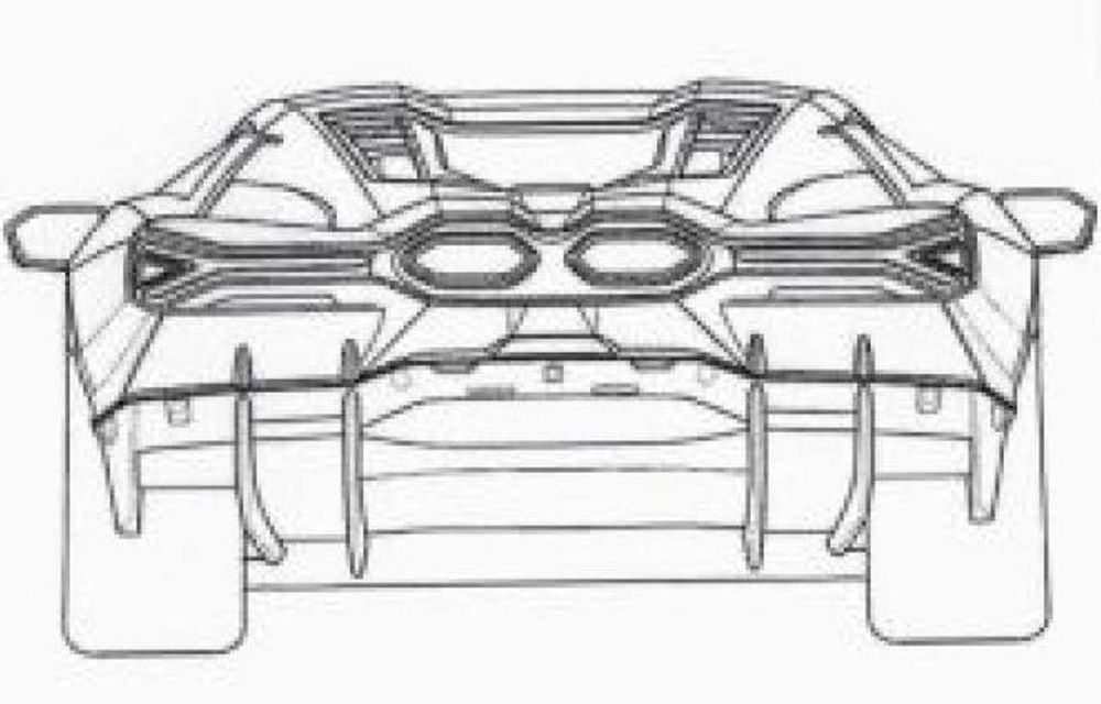 Primele schițe cu înlocuitorul lui Lamborghini Aventador: va avea motor V12 plug-in hybrid - Poza 6