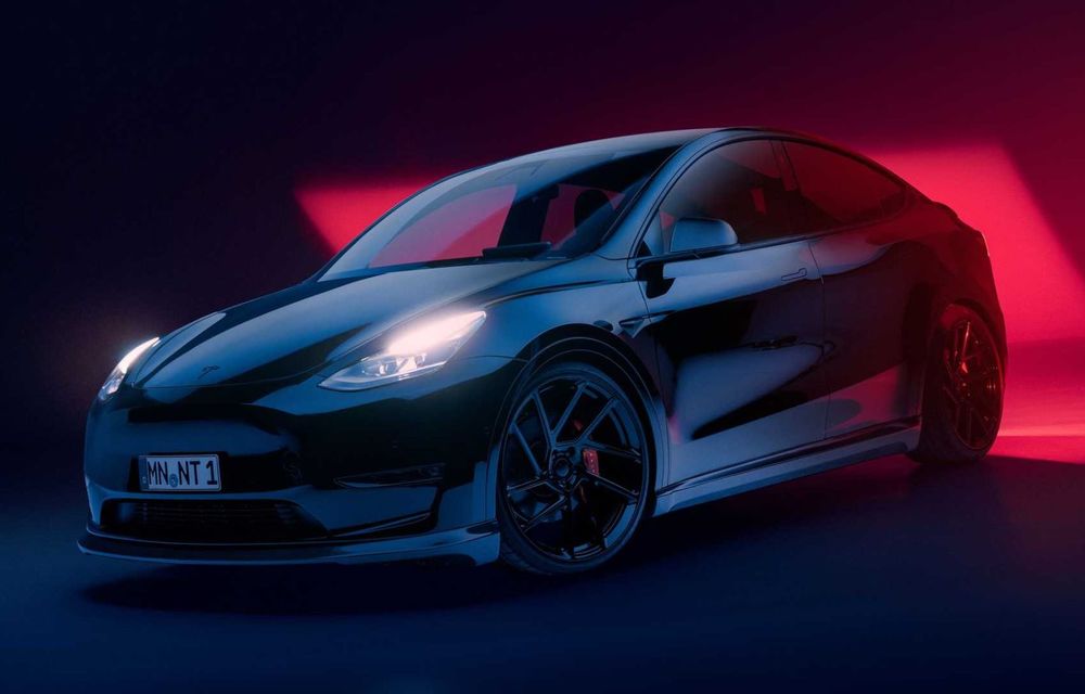 Continuă modificarea electricelor: Tesla Model Y primește un pachet de tuning de la Novitec - Poza 2