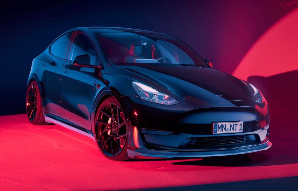 Continuă modificarea electricelor: Tesla Model Y primește un pachet de tuning de la Novitec - Poza 1