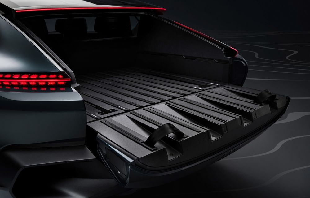 Cine este noul Audi Activesphere: o mașină de teren care se transformă în pick-up - Poza 22