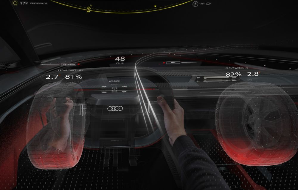 Cine este noul Audi Activesphere: o mașină de teren care se transformă în pick-up - Poza 36