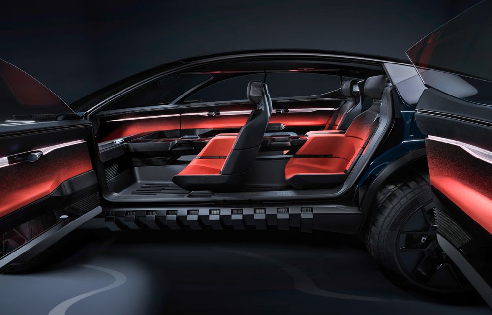 Cine este noul Audi Activesphere: o mașină de teren care se transformă în pick-up - Poza 40