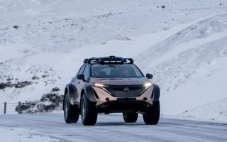 Electricul Nissan Ariya pleacă într-o expediție de 27.000 de km: de la Polul Nord la Polul Sud