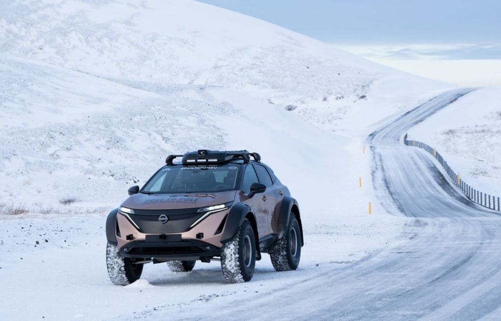 Electricul Nissan Ariya pleacă într-o expediție de 27.000 de km: de la Polul Nord la Polul Sud - Poza 4