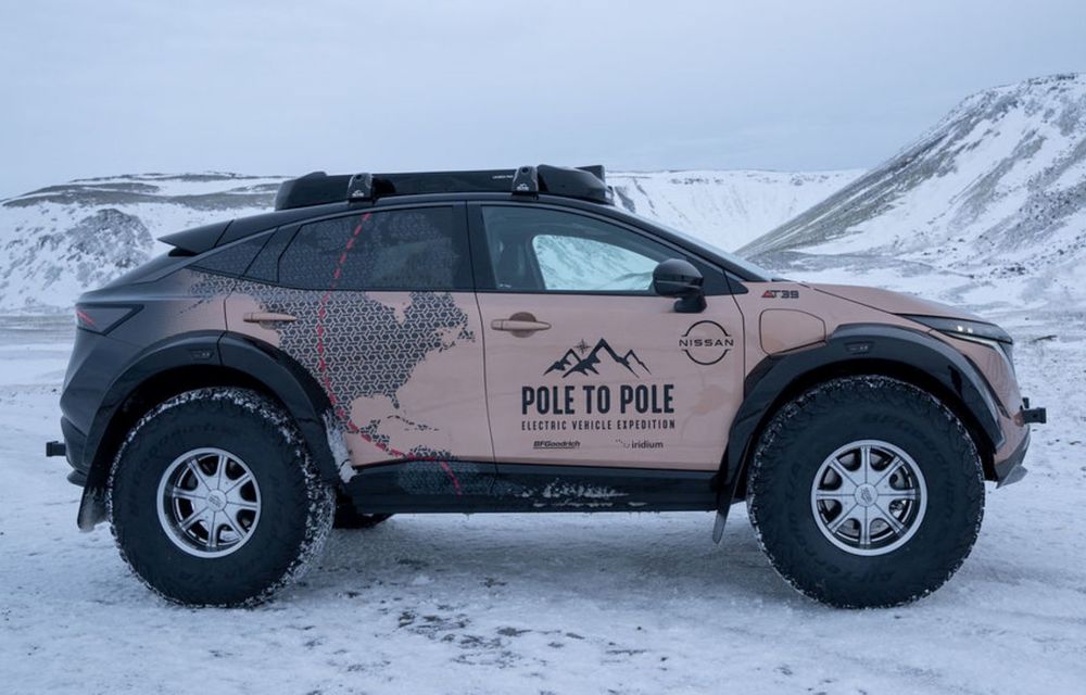 Electricul Nissan Ariya pleacă într-o expediție de 27.000 de km: de la Polul Nord la Polul Sud - Poza 8