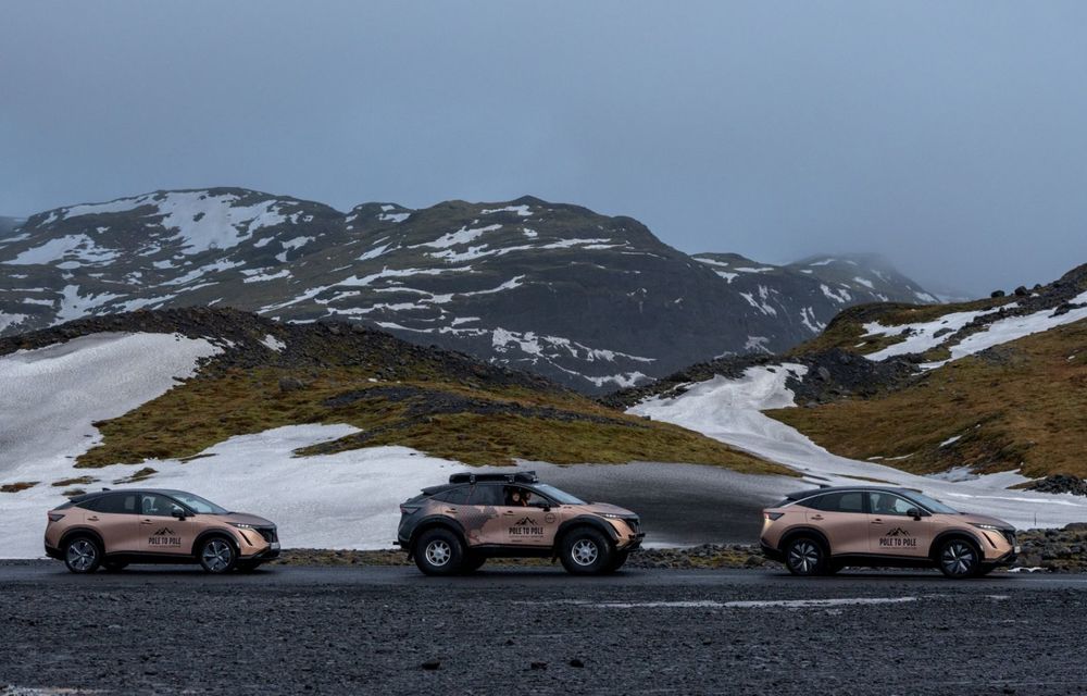 Electricul Nissan Ariya pleacă într-o expediție de 27.000 de km: de la Polul Nord la Polul Sud - Poza 5