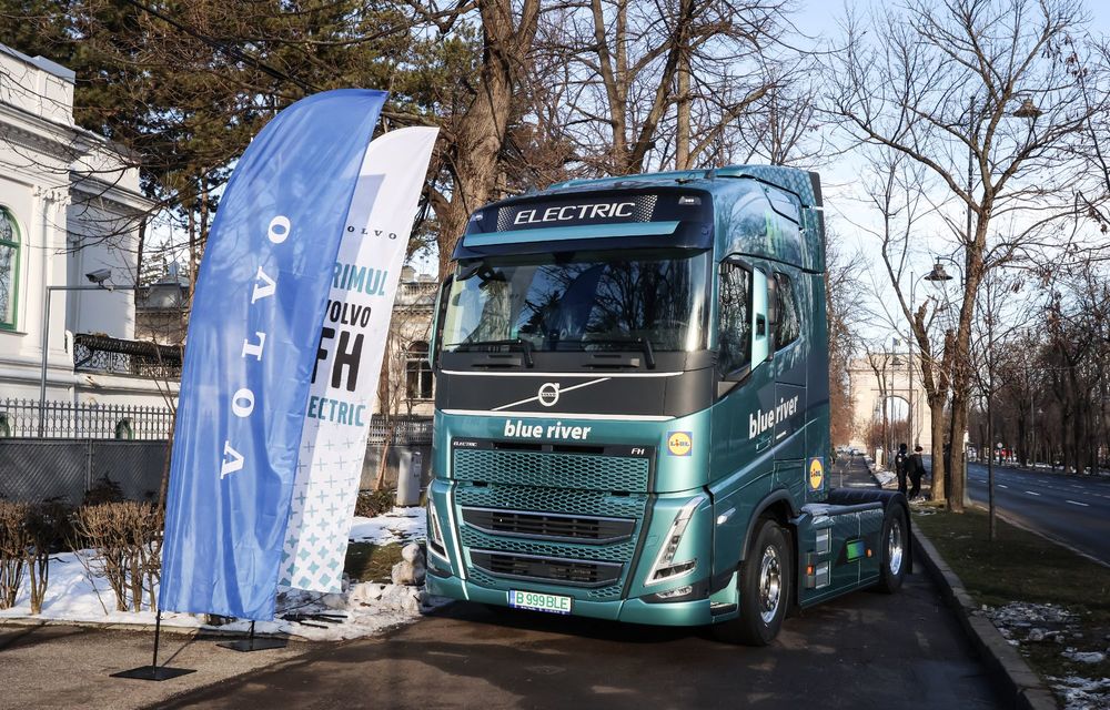 Volvo a livrat primul camion electric în România. Are 300 km autonomie și va rula 100.000 km pe an - Poza 3