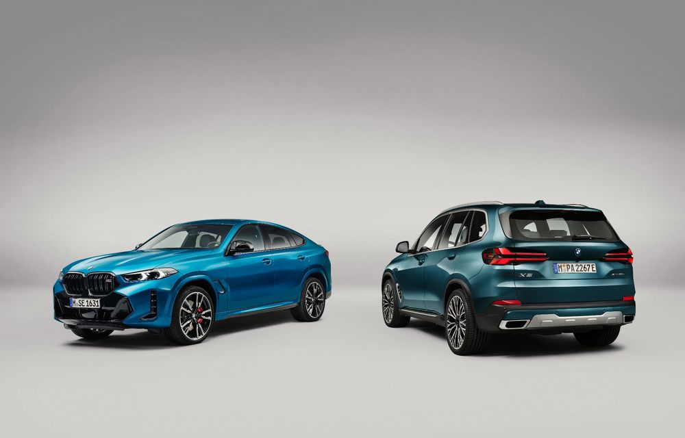 Noile BMW X5 și X6 facelift: display curbat și versiune plug-in hybrid cu 490 CP - Poza 22
