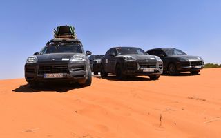 Imagini noi cu Porsche Cayenne facelift, testat în condiții extreme