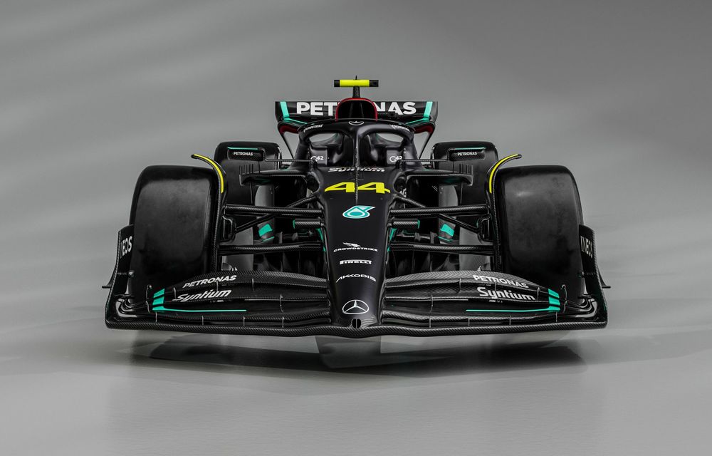 F1: Săgețile negre revin: Mercedes a prezentat noul monopost F1 W14 pentru sezonul 2023 - Poza 2