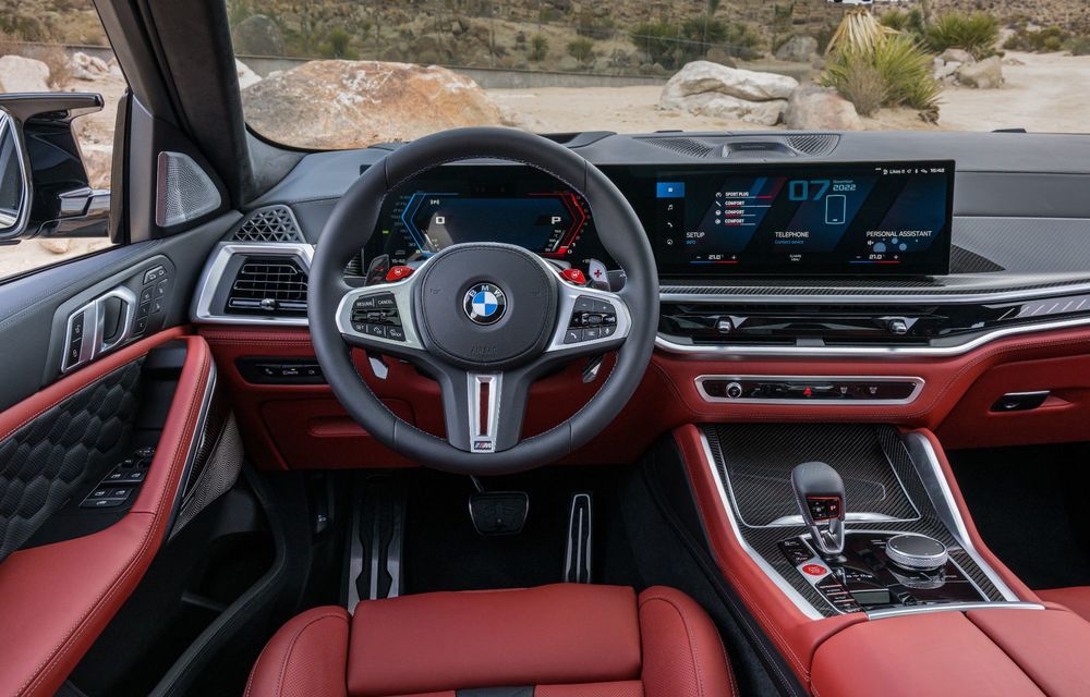 Noile BMW X5 M Competition și X6 M Competition facelift: motorizare mild hybrid și ecran curbat - Poza 22