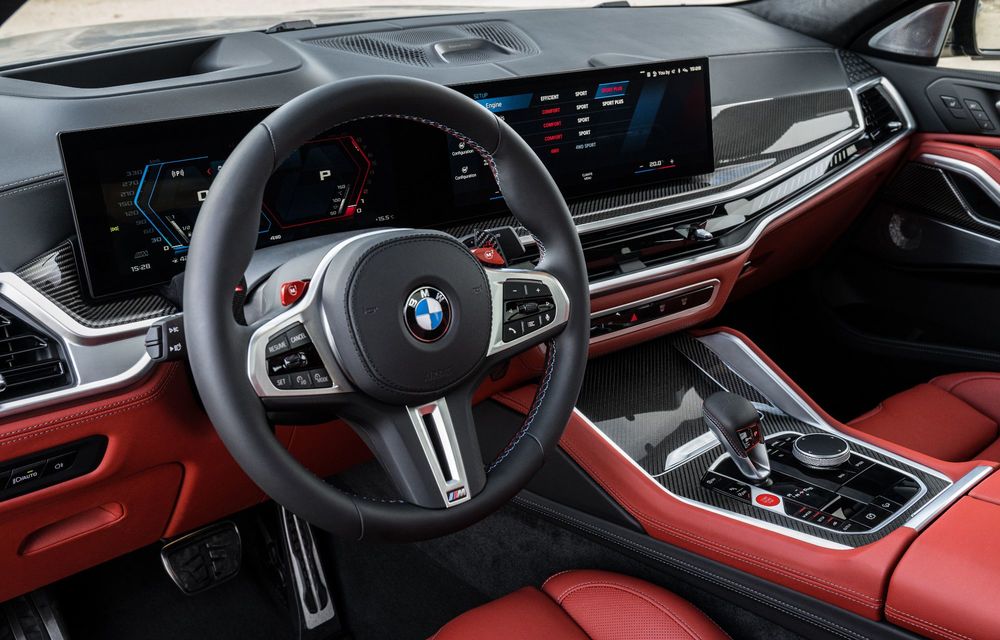 Noile BMW X5 M Competition și X6 M Competition facelift: motorizare mild hybrid și ecran curbat - Poza 23