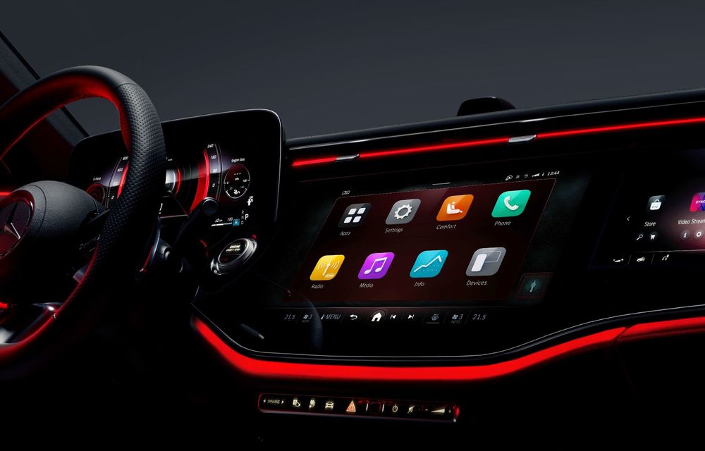 Imagini cu interiorul noului Mercedes-Benz Clasa E: cameră pentru videoconferință și TikTok - Poza 9
