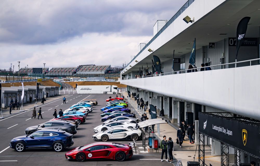 Record pentru cea mai mare paradă de mașini Lamborghini din istorie - Poza 8