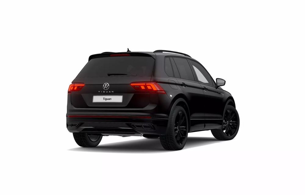 Volkswagen Tiguan primește geamuri fumurii cu o tentă de 90% pe echiparea Black Edition - Poza 3
