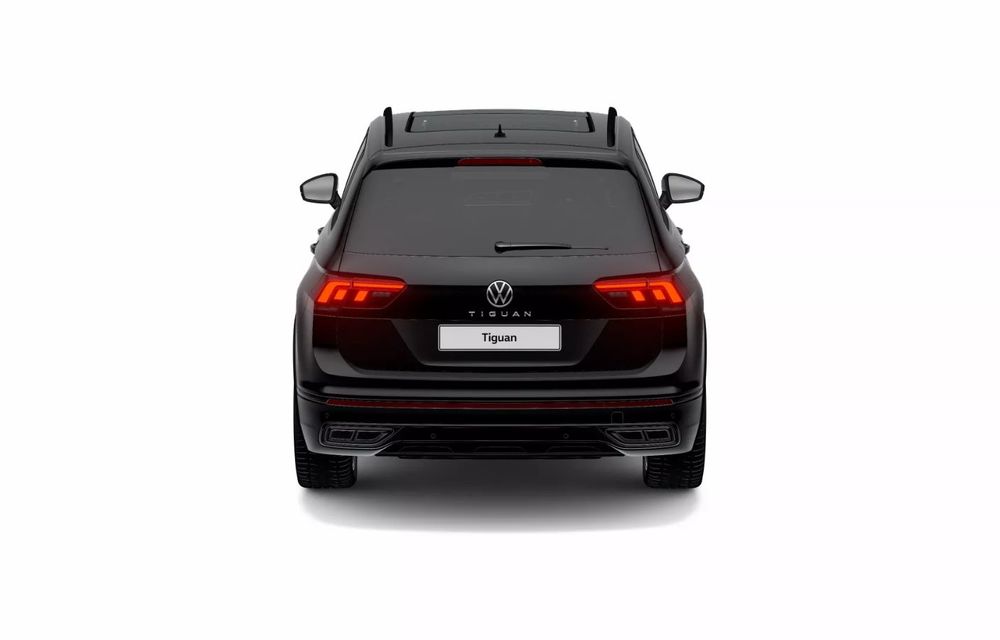 Volkswagen Tiguan primește geamuri fumurii cu o tentă de 90% pe echiparea Black Edition - Poza 5